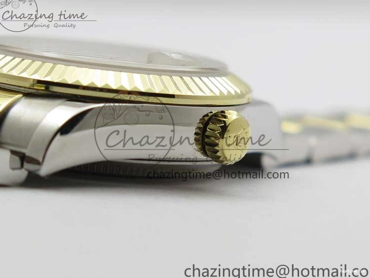 0106 FashionForward Datejust 31mm 278273 SS YG BP Maker Best Edition Gray MOP Diamonds Dial on SS YG Oyster Bracelet 2720